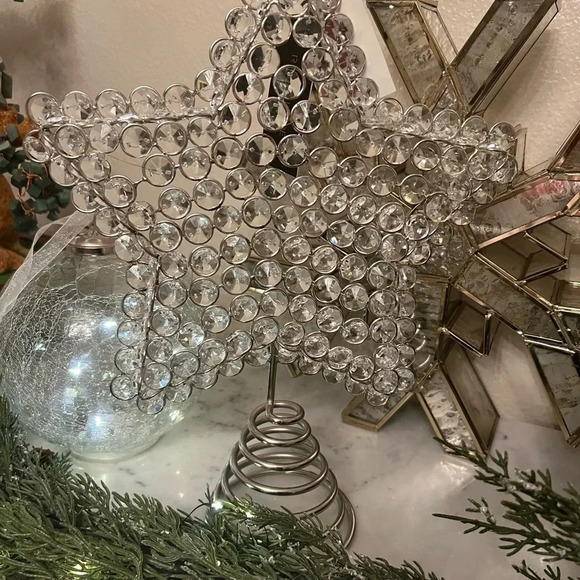 Rachel Zoe Crystal Star Christmas Tree Topper box - not included due too weight - Picture 8 of 12